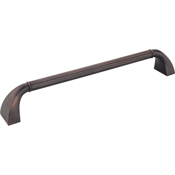 Jeffrey Alexander 12" Center-to-Center Brushed Oil Rubbed Bronze Cordova Appliance Handle Z281-12DBAC - main